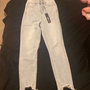 Light blue boyfriend jeans